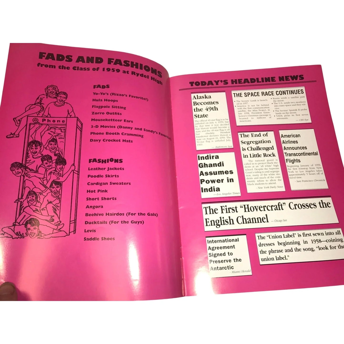 Grease Musical Theater Program - A+ Stuff