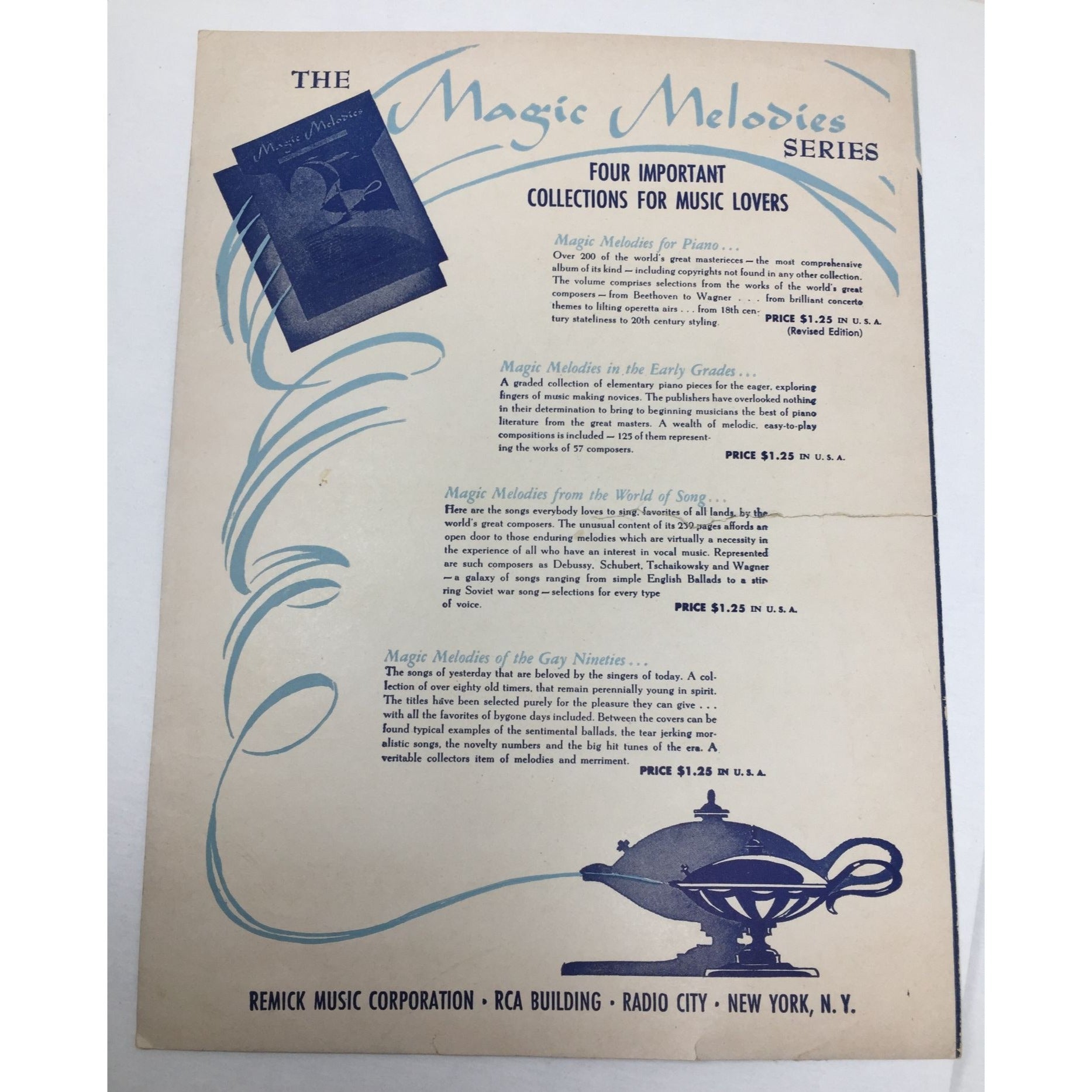 Vintage Sheet Music for the holiday song "(All I Want for Christmas Is) My Two Front Teeth". A+ Stuff  A+ Stuff