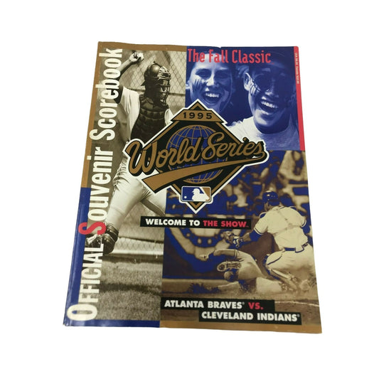 MLB Cleveland Indians Yearbook, Souvenir Scorebook & Collector's Book Set