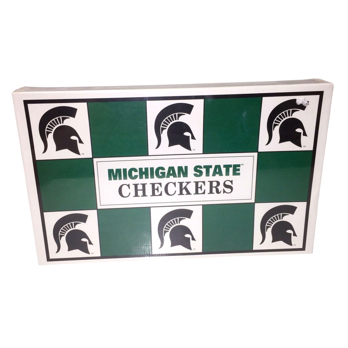 MICHIGAN STATE Helmet Piece CHECKERS Set New & SEALED Go Spartans!