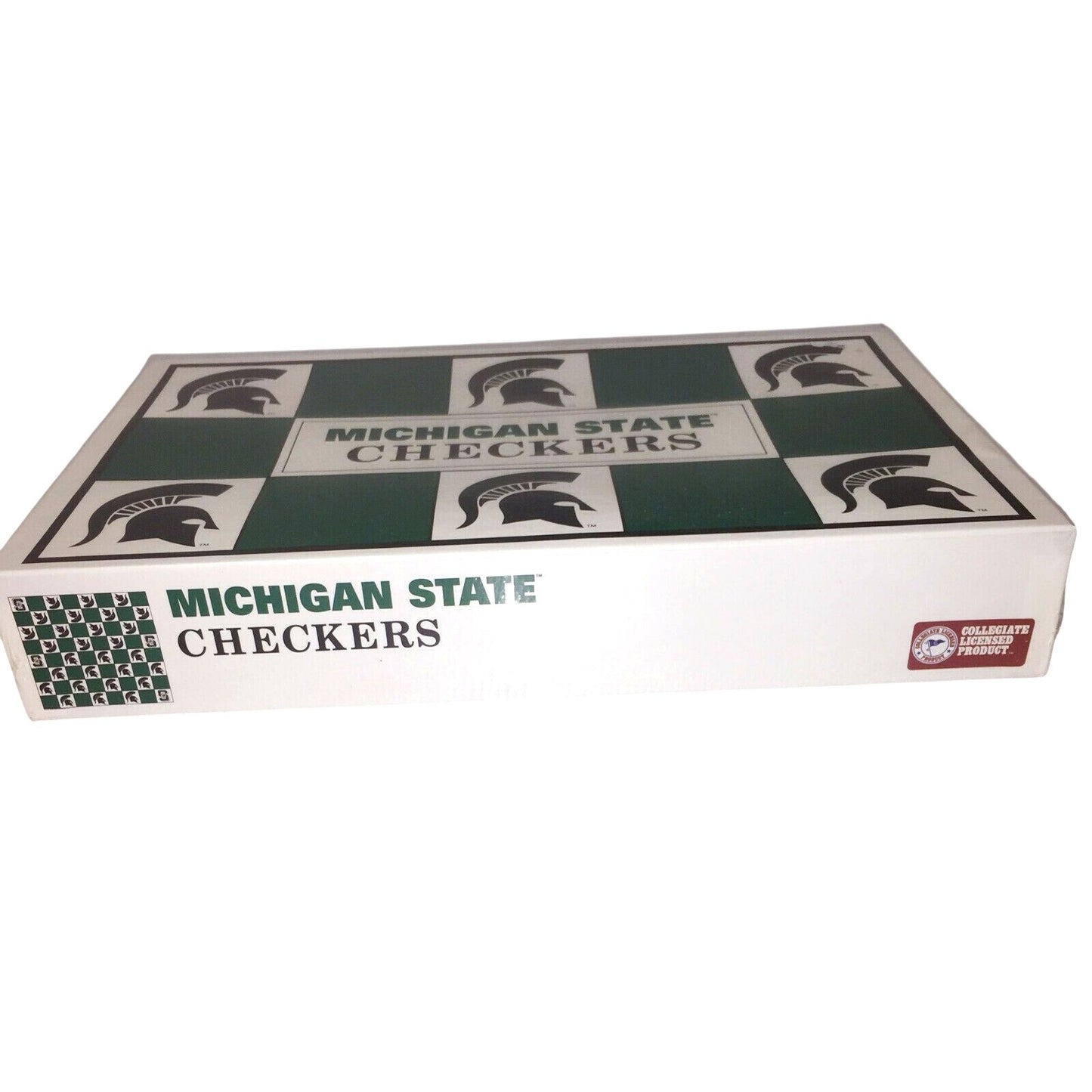 MICHIGAN STATE Helmet Piece CHECKERS Set New & SEALED Go Spartans!