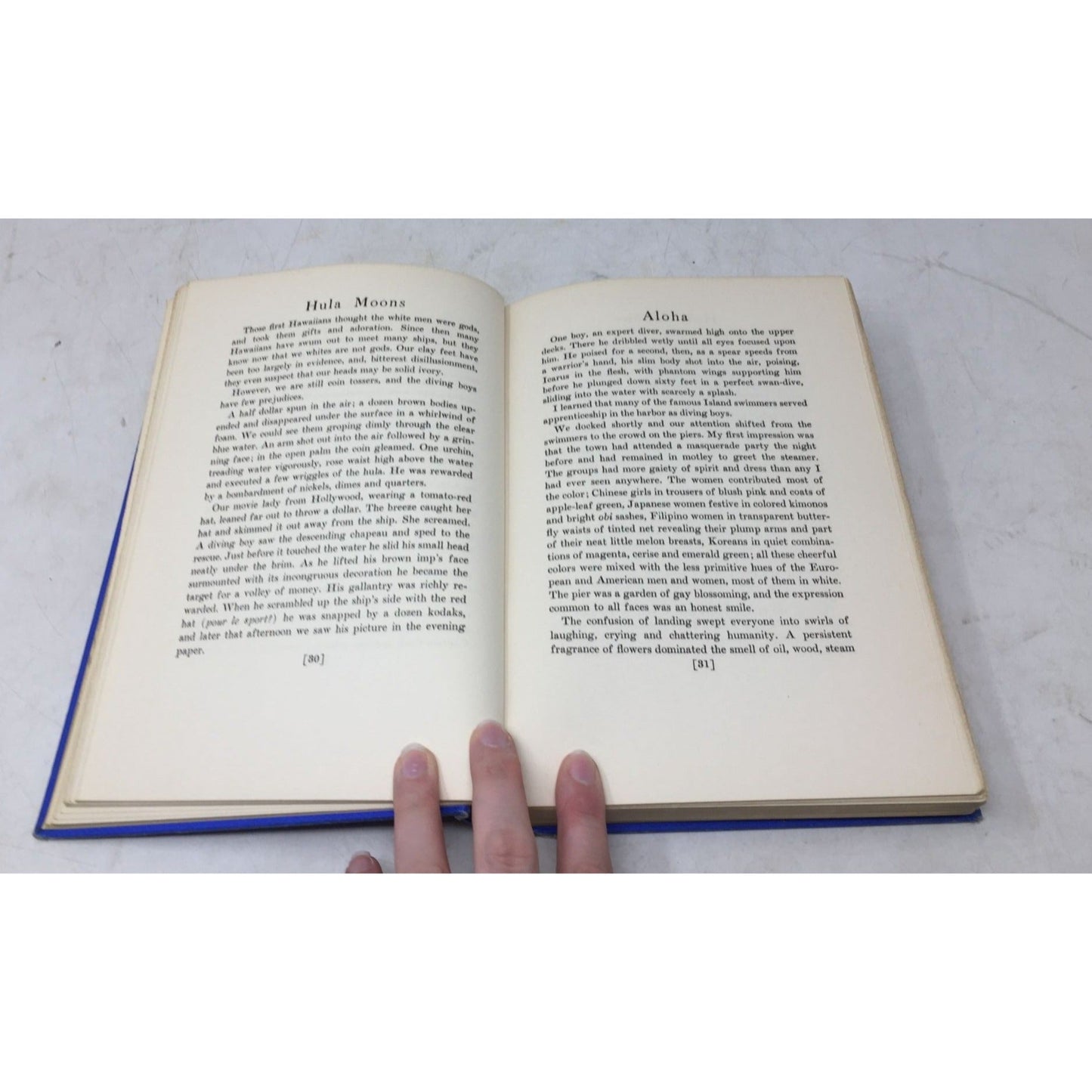 Vintage Hardcover Edition of the Book Hula Moons by Don Blanding unbranded  A+ Stuff Vintage Books