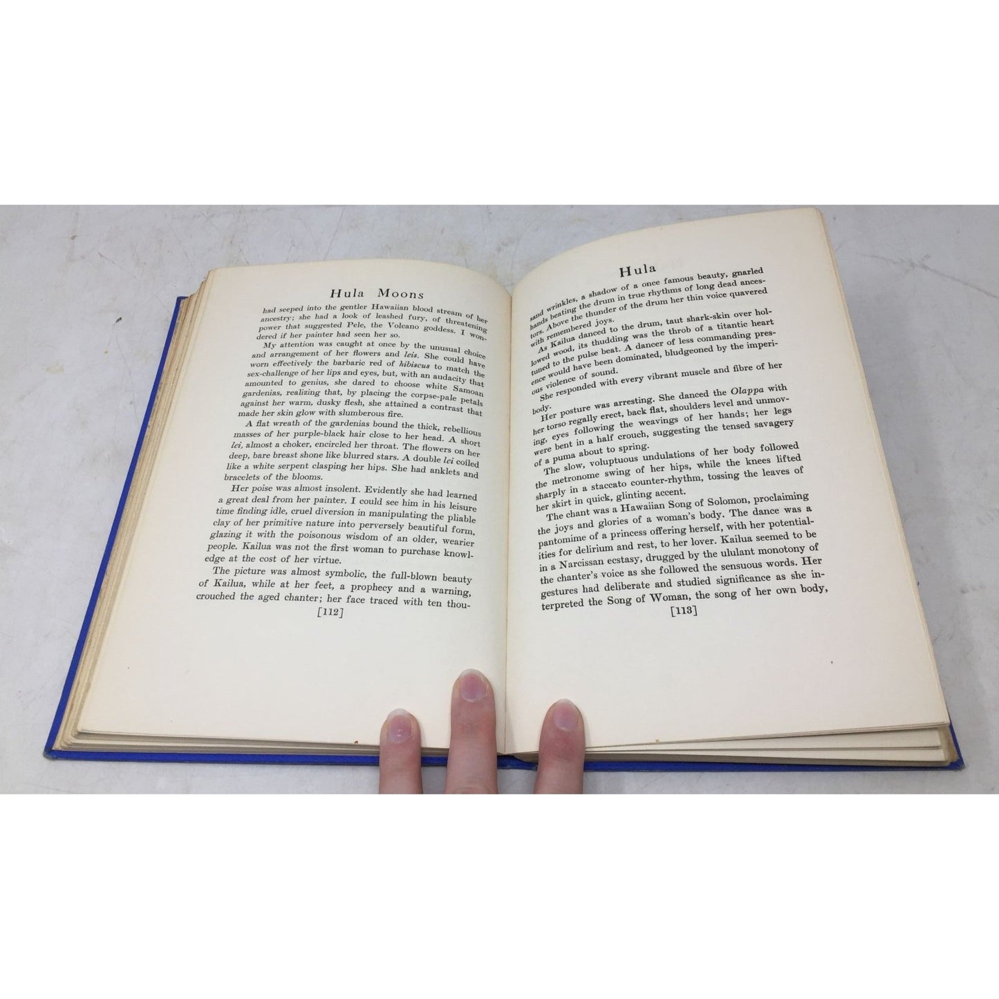 Vintage Hardcover Edition of the Book Hula Moons by Don Blanding unbranded  A+ Stuff Vintage Books