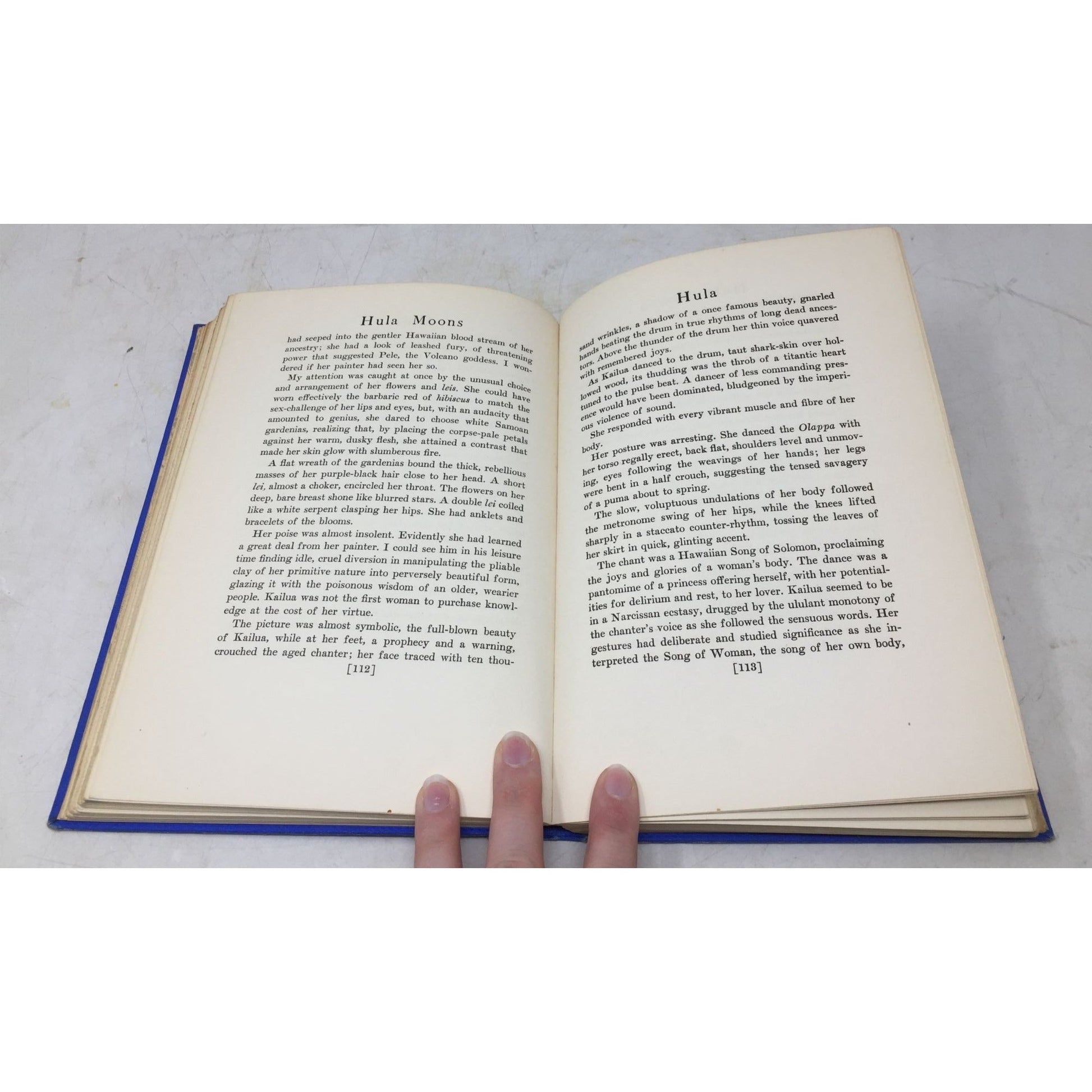 Vintage Hardcover Edition of the Book Hula Moons by Don Blanding unbranded  A+ Stuff Vintage Books