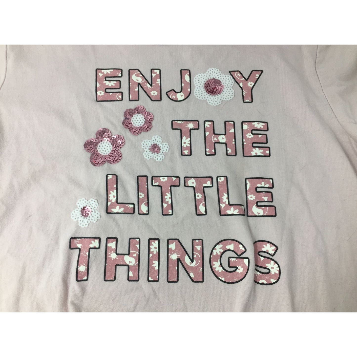 Wonder Nation Pink Short sleeved Tee Shirt Girl's Size XL (14/16)