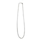 Unisex Silver Tone Chain Necklace with Clasp