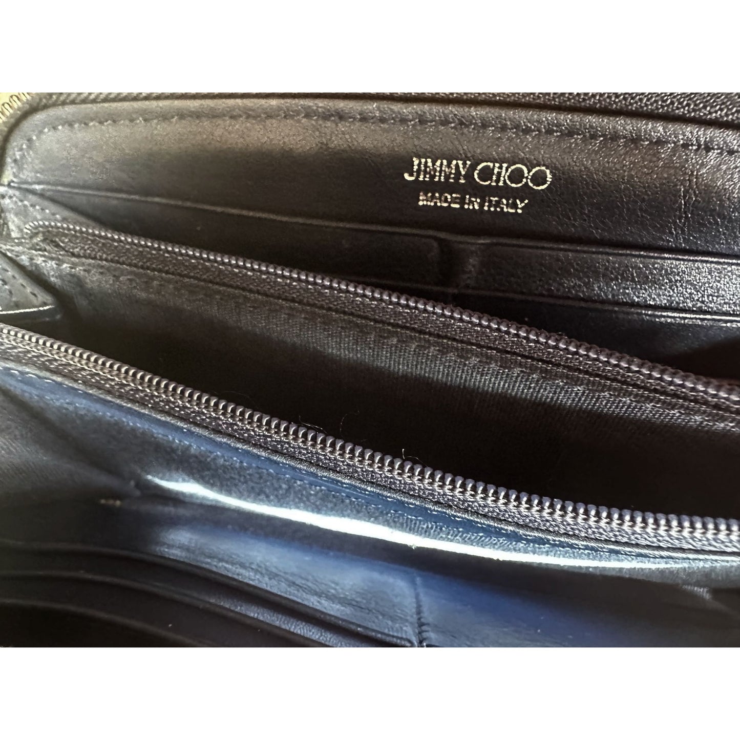 Jimmy Choo Blue Star Studded Long Wallet