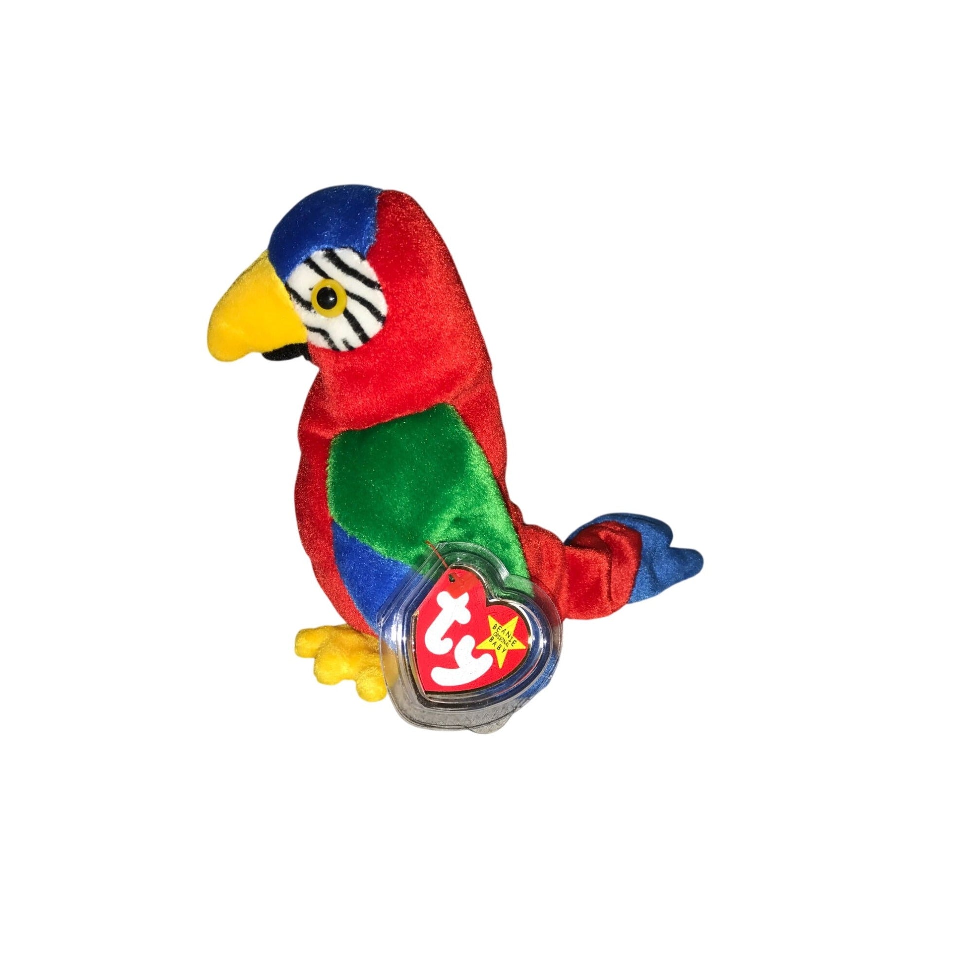 1997 Jabber the Parrot Beanie Baby TY Beanie Baby  A+ Stuff Plush Toys / Stuffed Animals