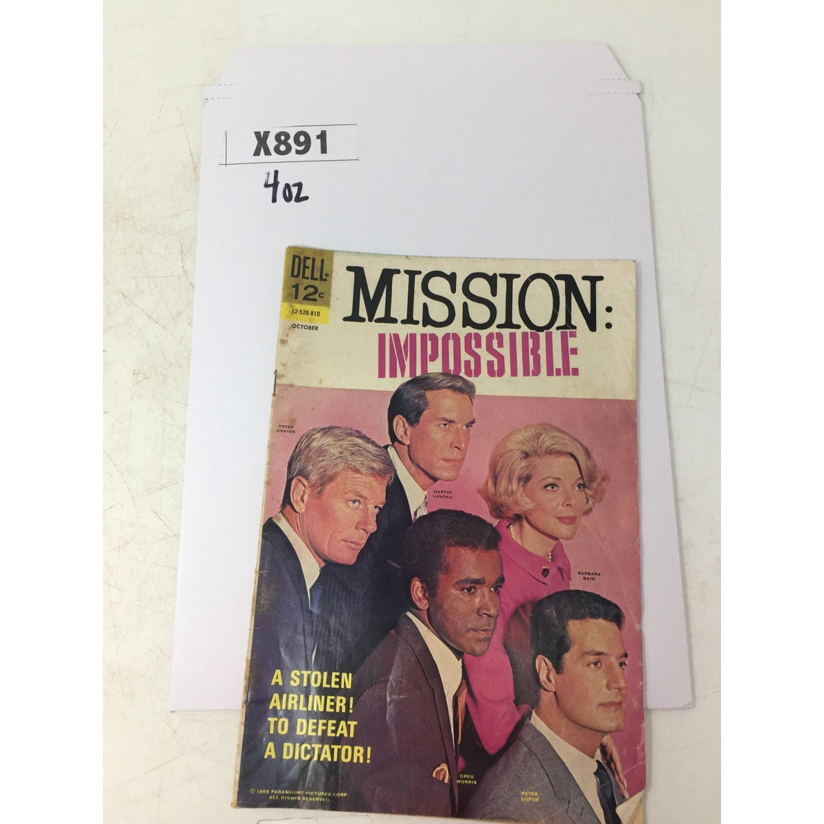 Mission: Impossible #4, published by Dell Comics A+ Stuff  A+ Stuff comic book