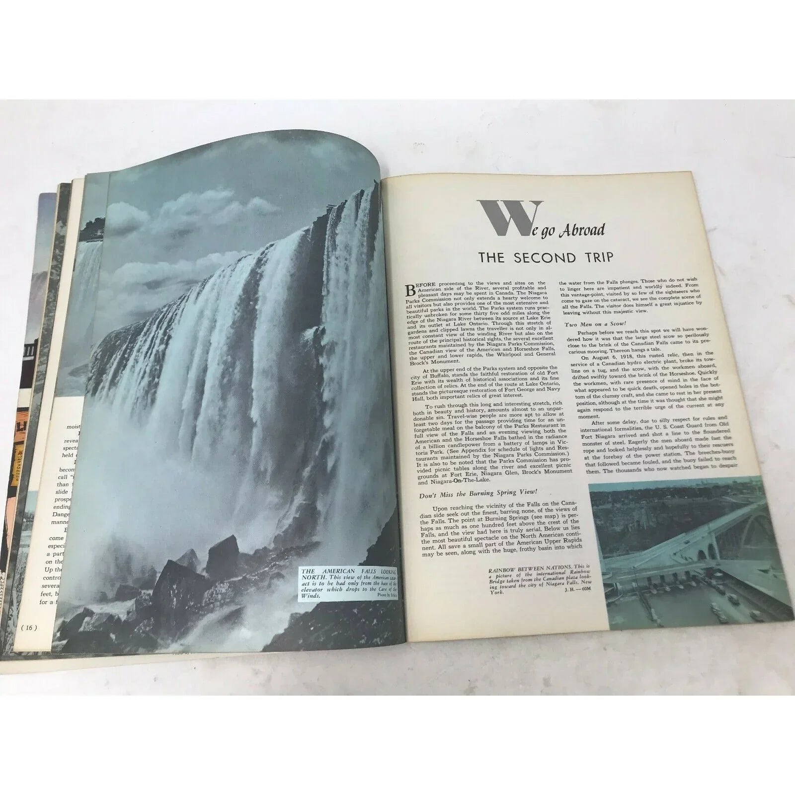 The NIAGARA STORY Pictorial Guide to Niagara Falls R Yates 1954 R Yates  A+ Stuff Books