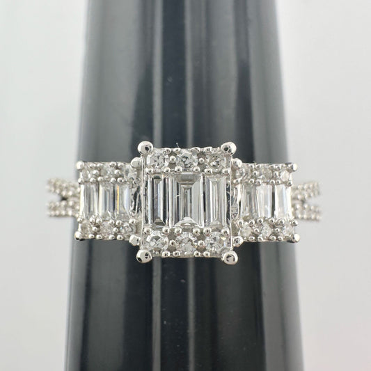 Stunning 1/2 Carat VS Lab Diamond Ring with Digital Appraisal Size 10