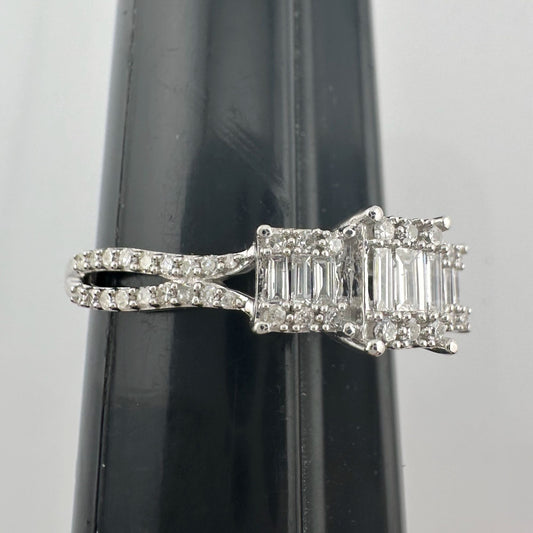 Stunning 1/2 Carat VS Lab Diamond Ring with Digital Appraisal Size 10