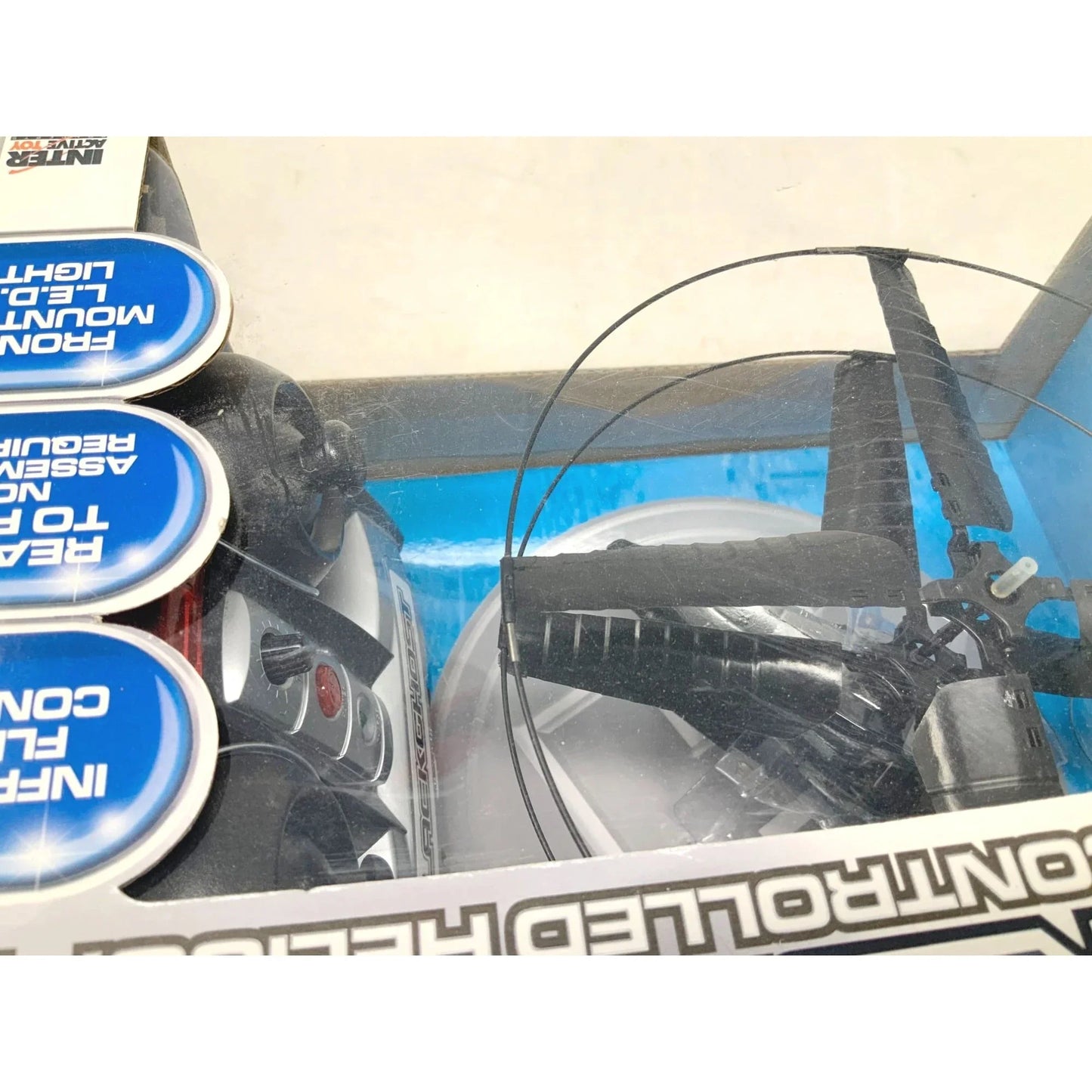 BLACK GHOST Micro Indoor IR Controlled HELICOPTER New in Box black ghost  A+ Stuff Toy Helicopters