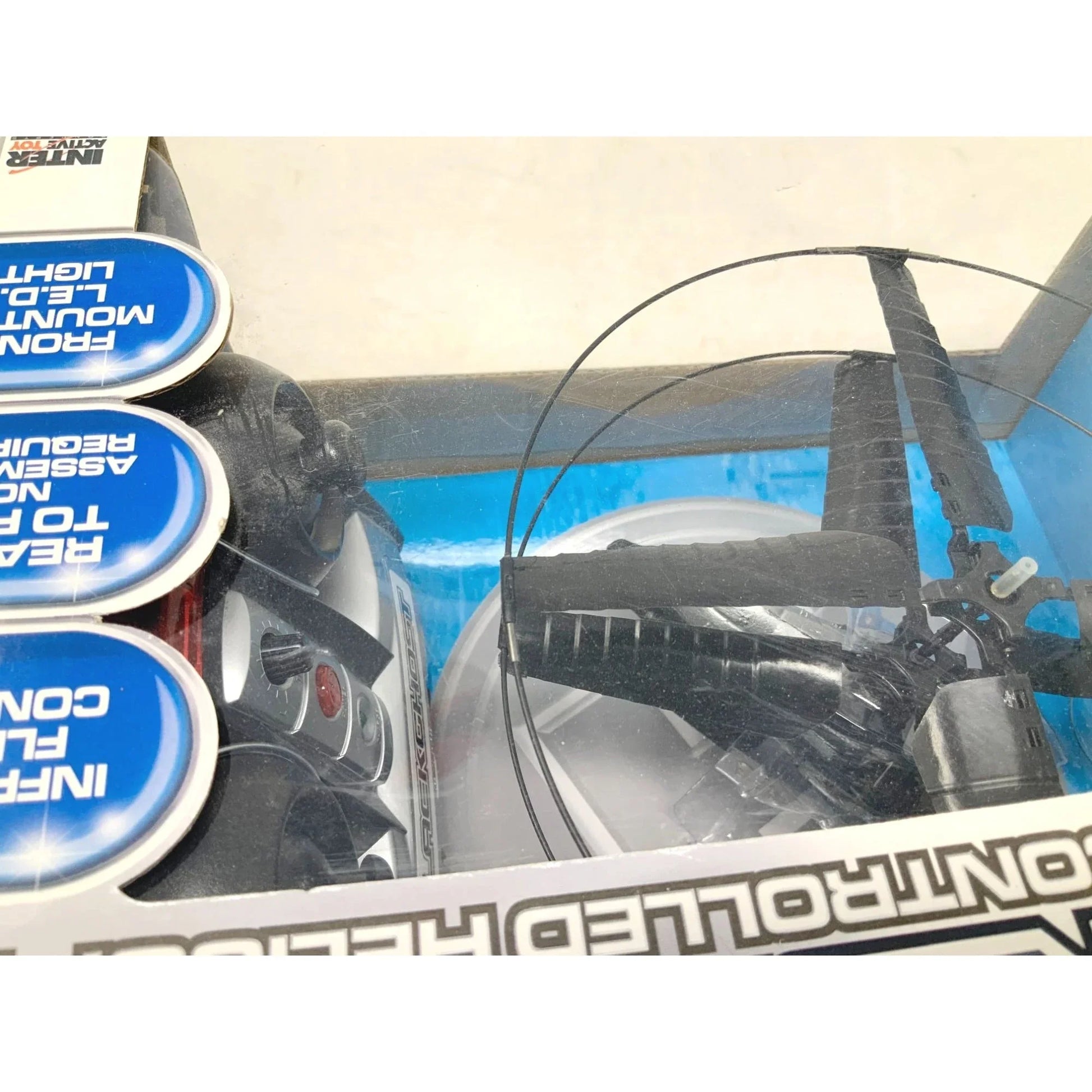 BLACK GHOST Micro Indoor IR Controlled HELICOPTER New in Box black ghost  A+ Stuff Toy Helicopters