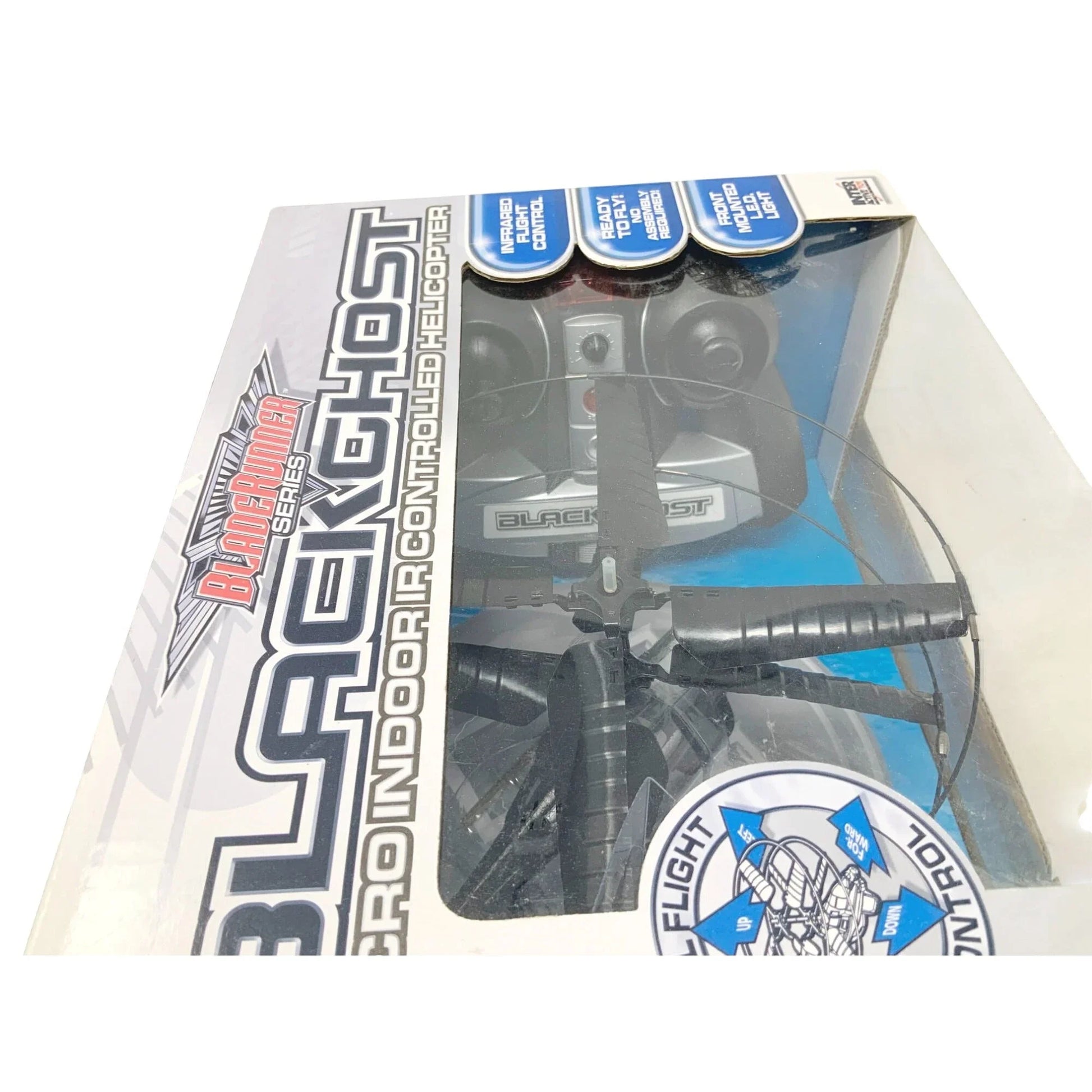 BLACK GHOST Micro Indoor IR Controlled HELICOPTER New in Box black ghost  A+ Stuff Toy Helicopters