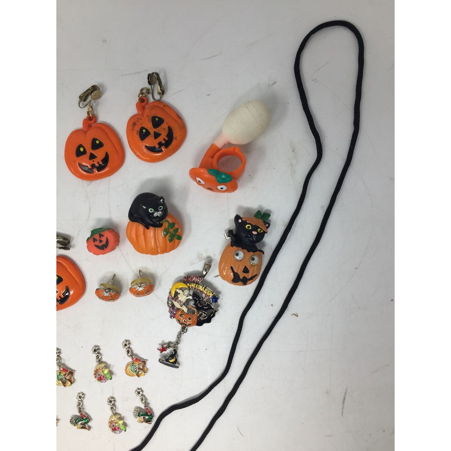 Vintage Halloween Bundle of Jewelry and Pendants