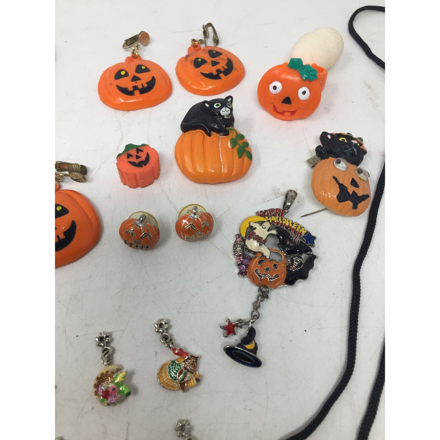 Vintage Halloween Bundle of Jewelry and Pendants