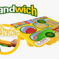 Stretcheez Fidget Snack SANDWICH Play Food for Kids - Make Your Own Stretchy Sandwich!