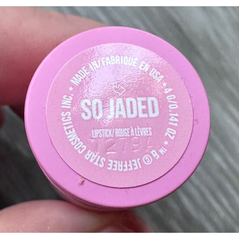 Jeffree Star SO JADED Velvet Trap Lipstick - Full Size - New in Box!