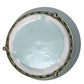 Vintage 7" Ceramic Light Green/Gold Metal Footed Bowl - A+ Stuff