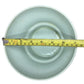Vintage 7" Ceramic Light Green/Gold Metal Footed Bowl - A+ Stuff