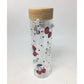 Kate Spade Vintage Cherry Dot Glass Hydration Water Bottle 15  oz