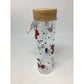 Kate Spade Vintage Cherry Dot Glass Hydration Water Bottle 15  oz