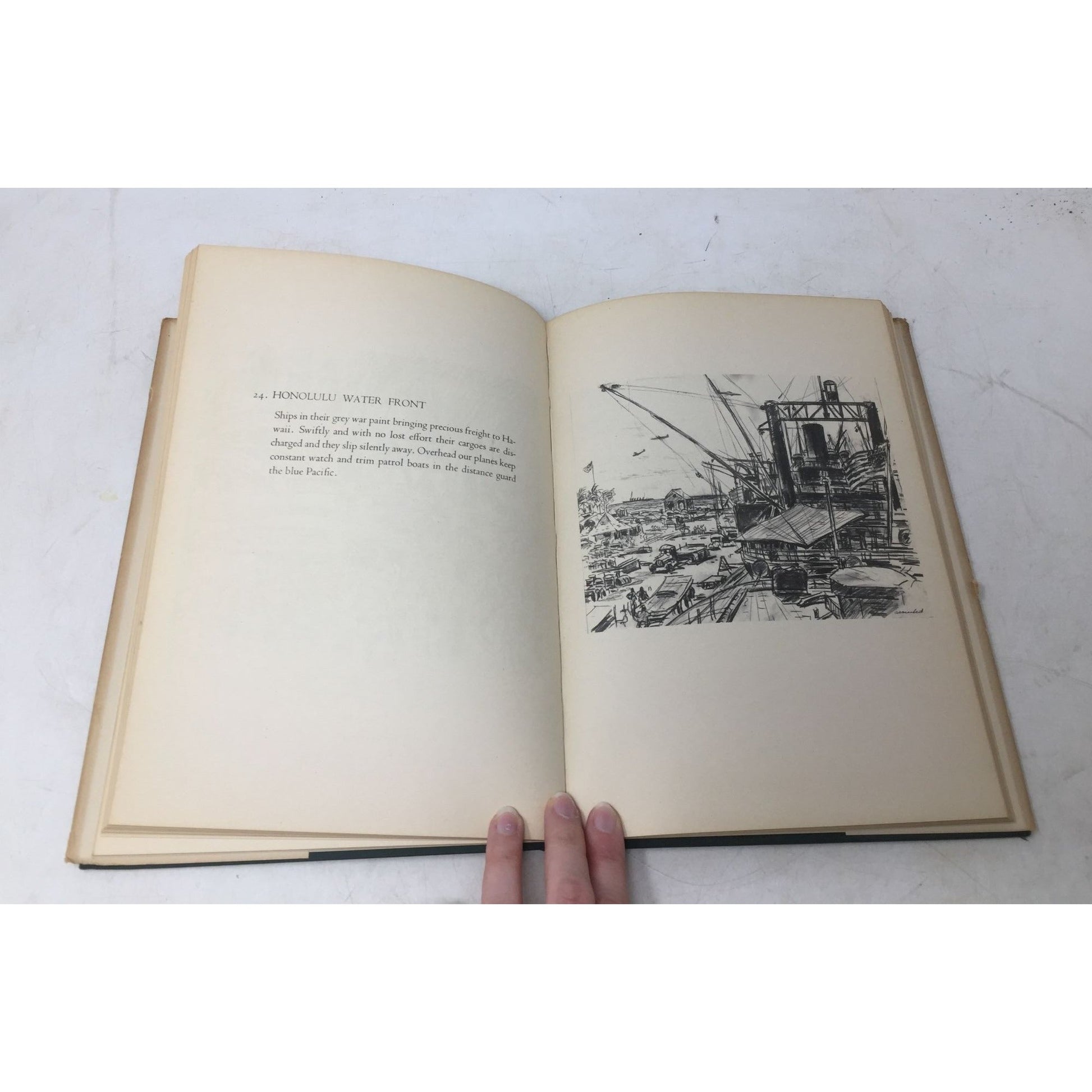 Vintage Hardcover Book titled The Spirit of Hawaii: Before and After Pearl Harbor unbranded  A+ Stuff Vintage Books