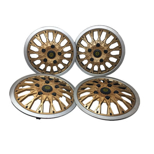 Set of 4 Plastic 14'' PAT PEND Turbine Custom Hubcaps