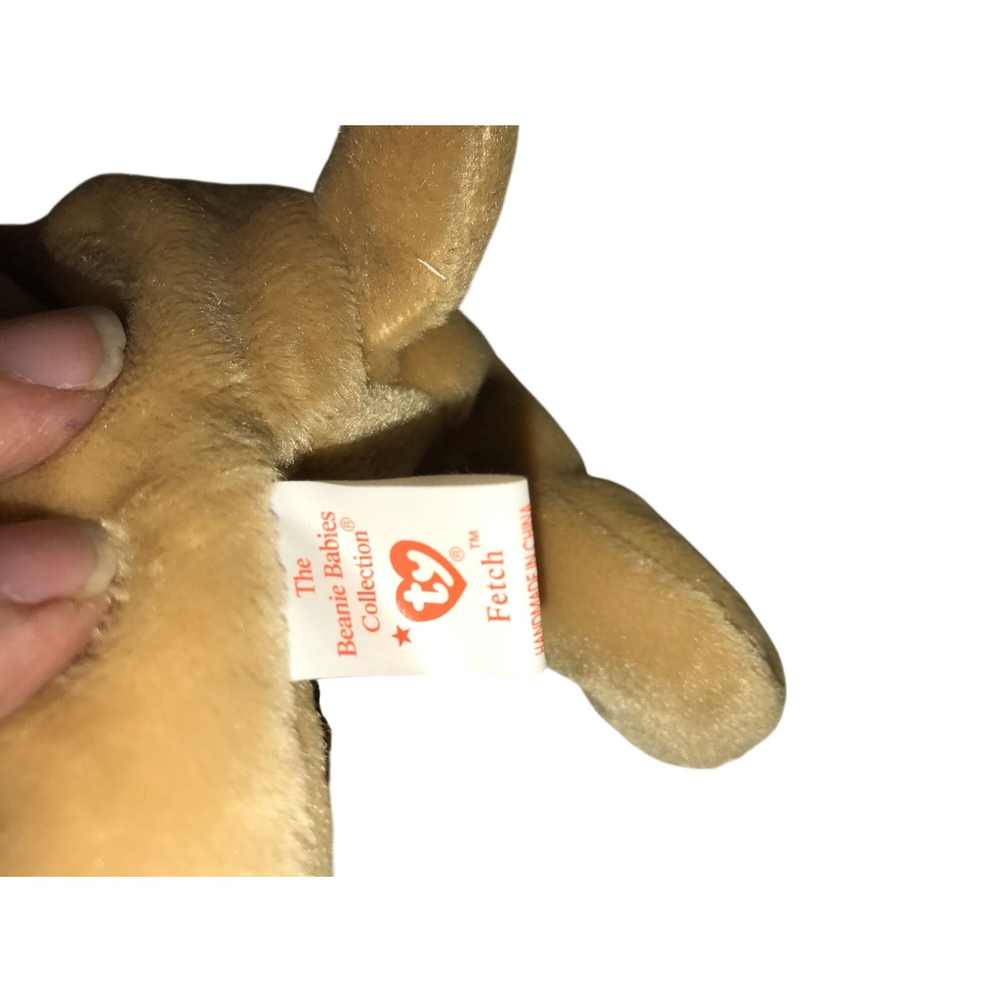 1998 Fetch the Golden Retriever Beanie Baby TY Beanie Baby  A+ Stuff Plush Toys / Stuffed Animals