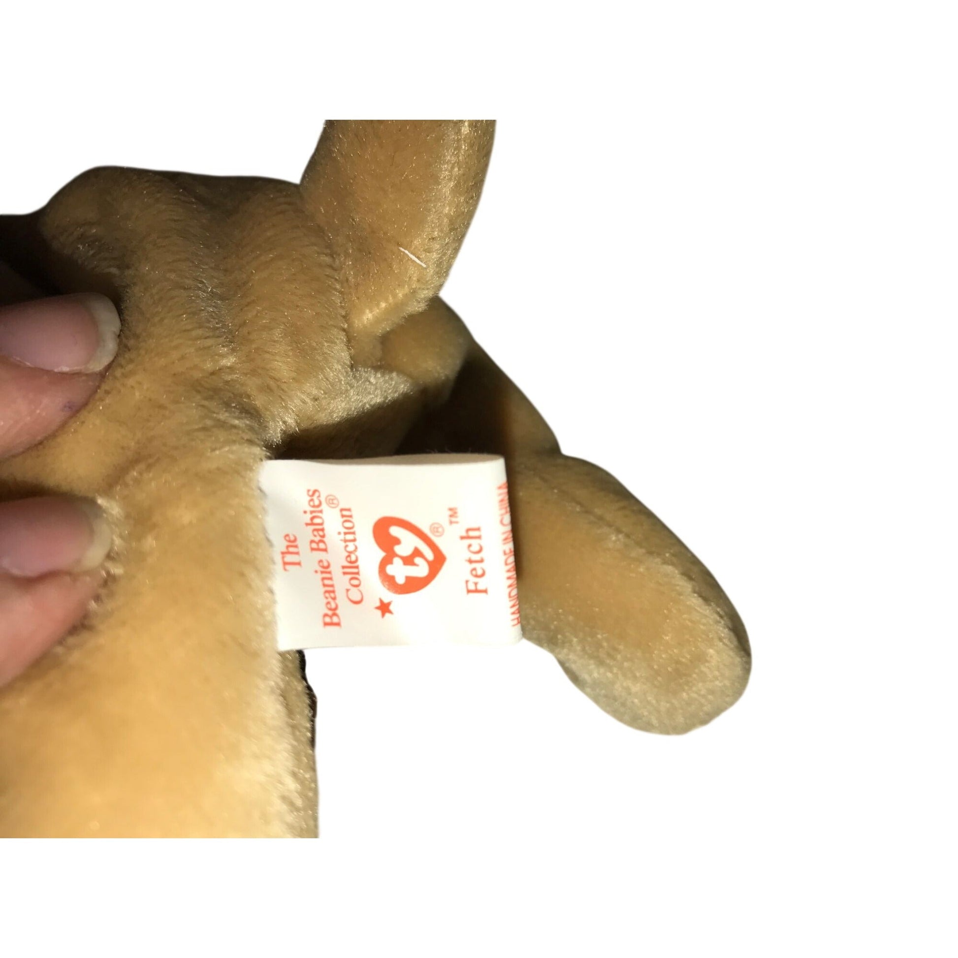 1998 Fetch the Golden Retriever Beanie Baby TY Beanie Baby  A+ Stuff Plush Toys / Stuffed Animals