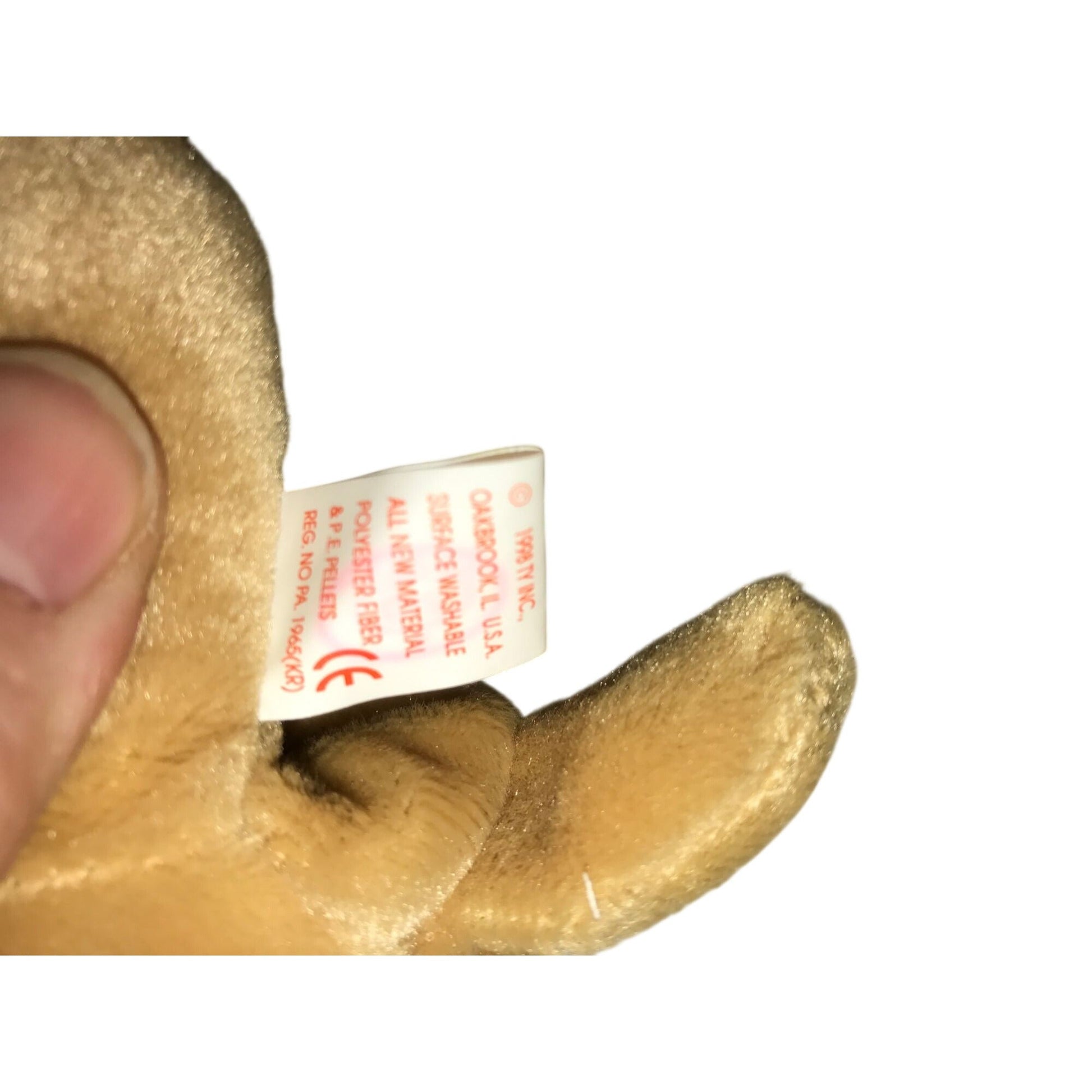 1998 Fetch the Golden Retriever Beanie Baby TY Beanie Baby  A+ Stuff Plush Toys / Stuffed Animals