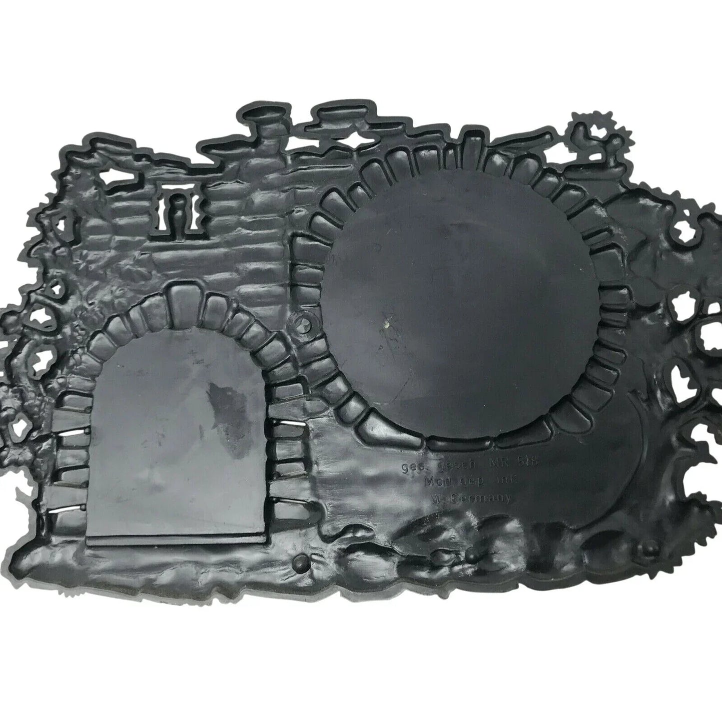 Vintage Souvenir Photo Frame w Man Pooping  Pfenning Behind Door - Bringin home "Big Money" from beautiful place Unbranded  A+ Stuff Souvenir