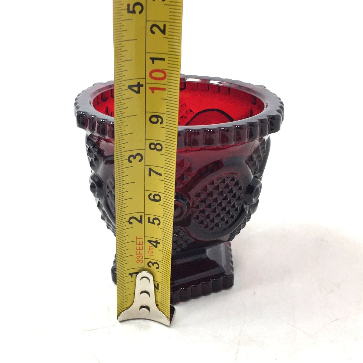 Vintage Avon 1876 Cape Cod Ruby Red Glass Footed Open Sugar Bowl Avon  A+ Stuff Drinking, Dining & More