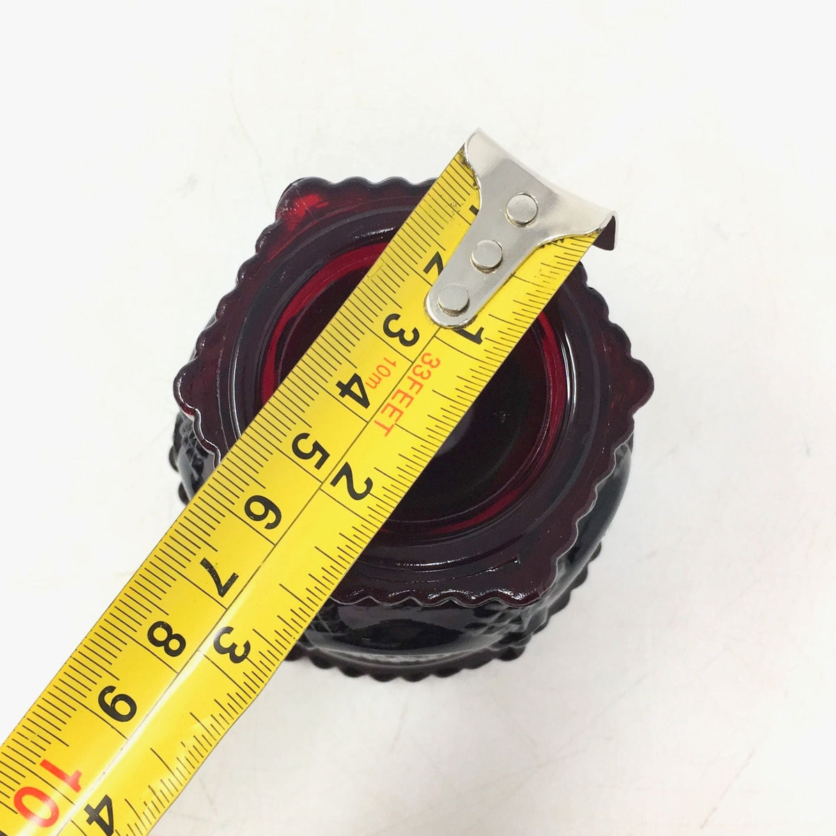 Vintage Avon 1876 Cape Cod Ruby Red Glass Footed Open Sugar Bowl Avon  A+ Stuff Drinking, Dining & More