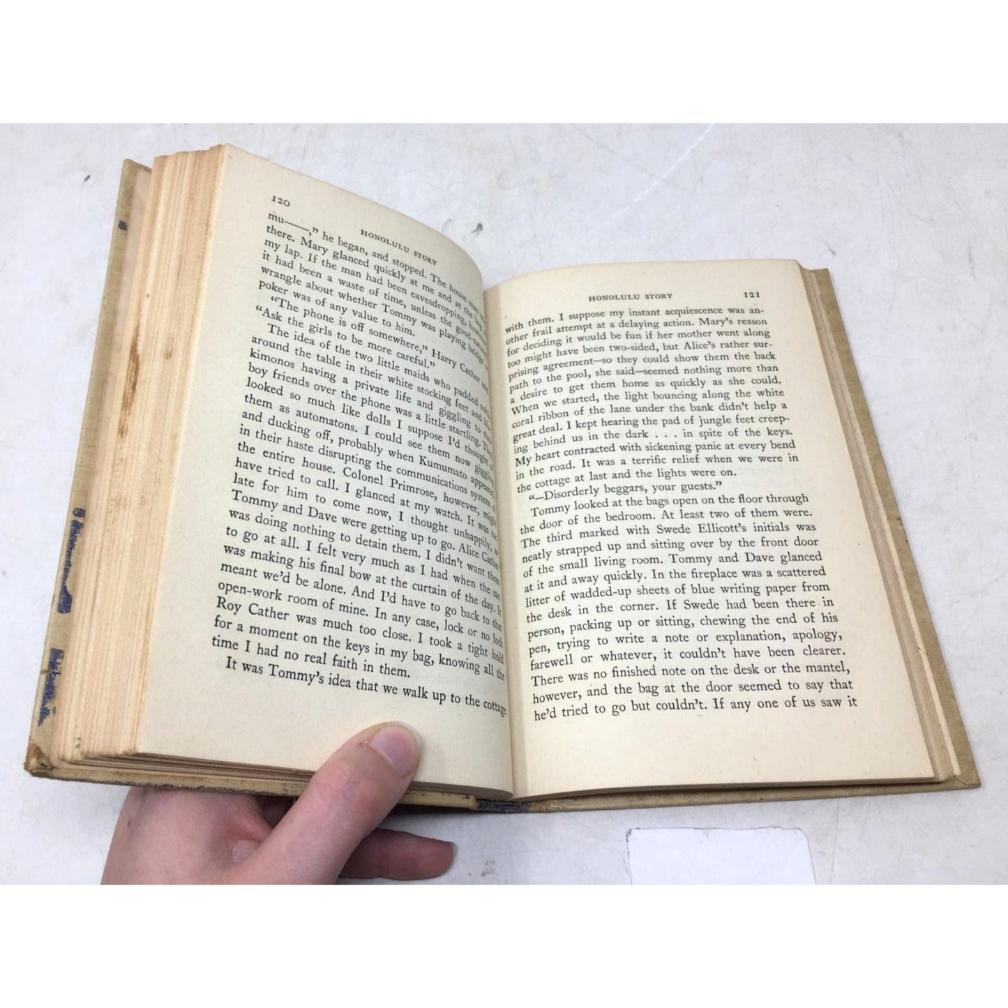 Antique Hardcover Copy of "Honolulu Story" by Leslie Ford unbranded  A+ Stuff