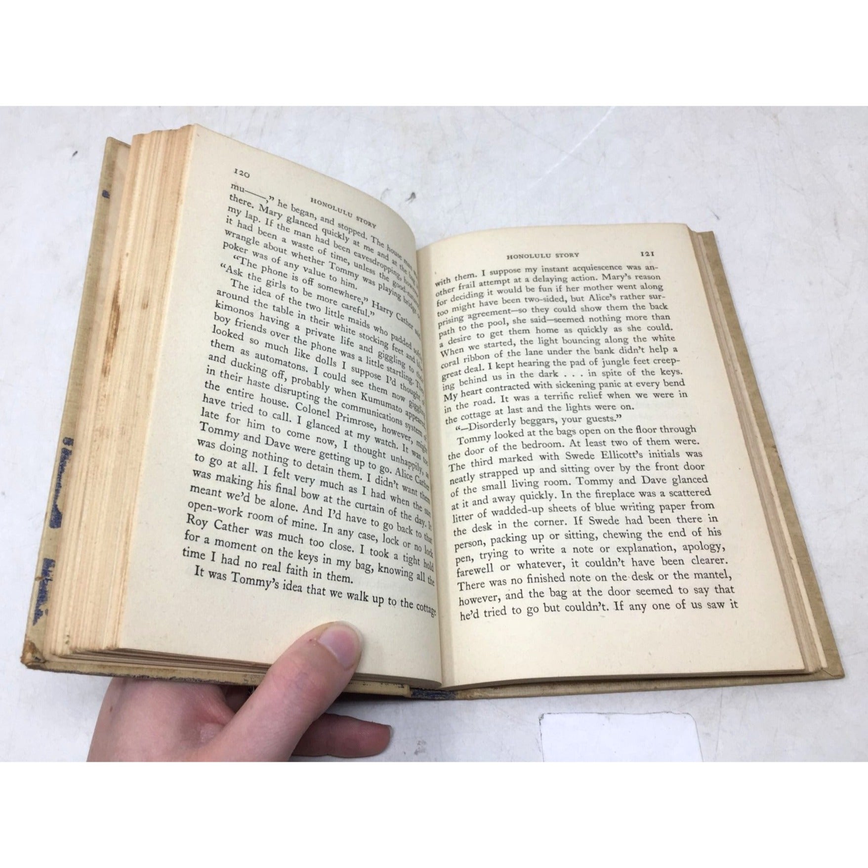 Antique Hardcover Copy of "Honolulu Story" by Leslie Ford unbranded  A+ Stuff