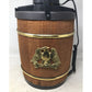 Vintage Electric Wooden Barrel Ice Cream Freezer Maker Churn with Gold Eagle -  A+ Stuff