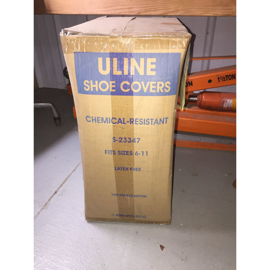 ULINE - Chemical-Resistant Shoe Covers - Size 6-11 ( 150 Pairs) -  Model# S-23347