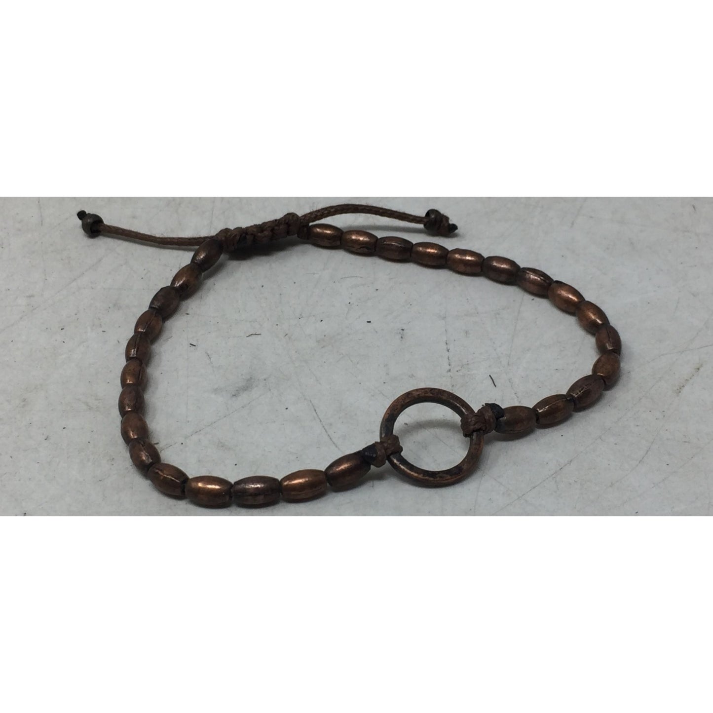 Unisex Bronze Colored Adjustable Bracelet/Anklet