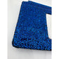 Blue Shimmer Sequin MUNDI Long Card holder with Snap Strap & Zip Compartment