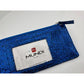 Blue Shimmer Sequin MUNDI Long Card holder with Snap Strap & Zip Compartment