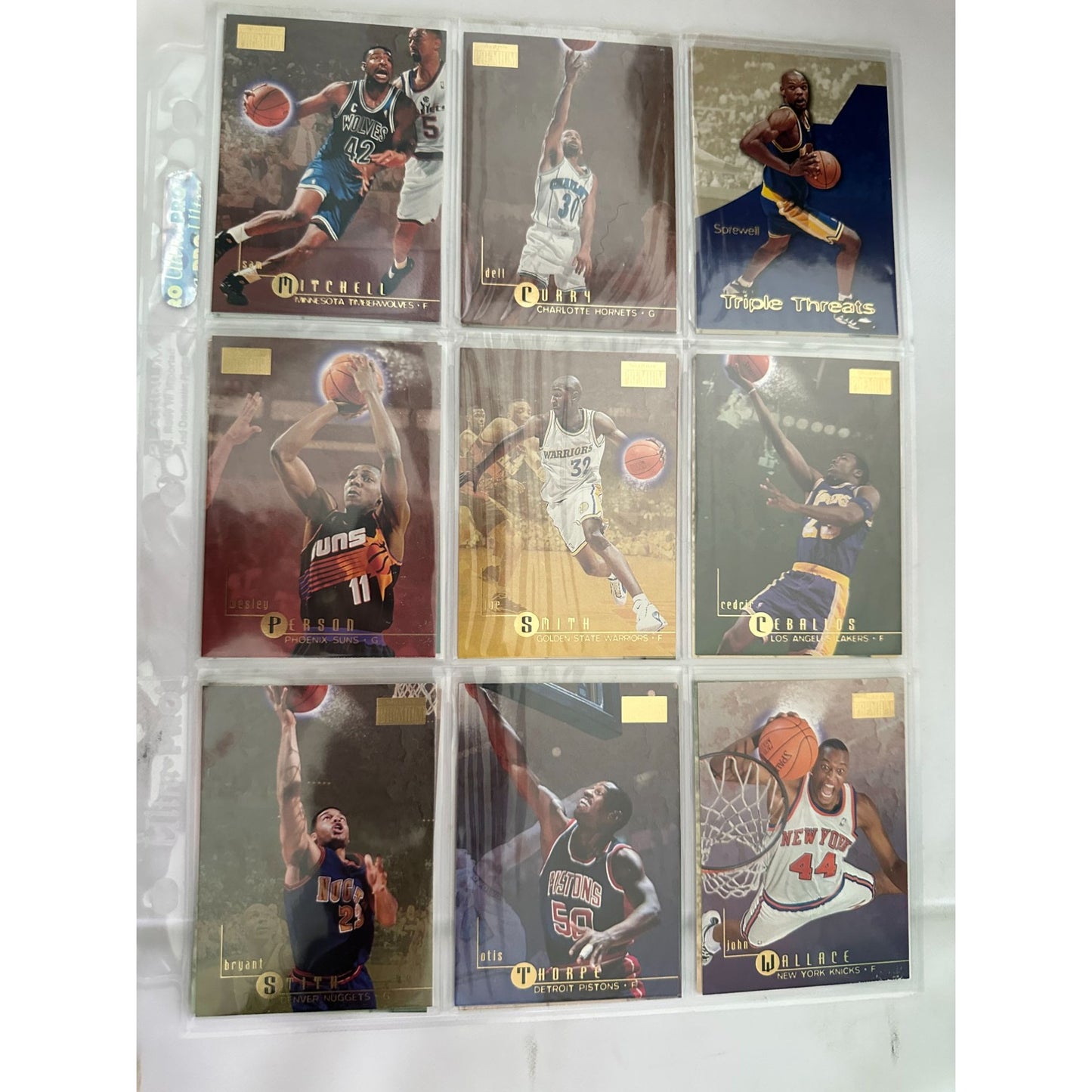 Skybox Premium & Upper Deck 1996-97  NBA Basketball Cards Featuring Players Like Shaquille O'Neal Dennis Rodman & Grant Hill