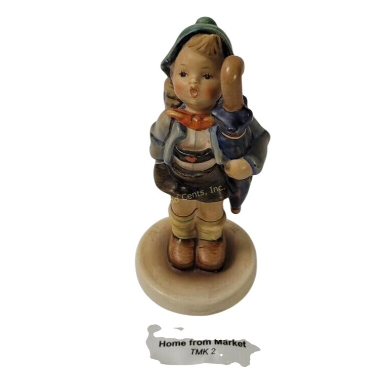 M.I. Hummel "Home From Market" porcelain figurine (Mold #198) Goebel  A+ Stuff