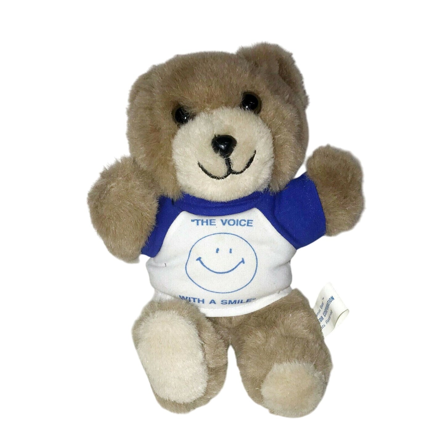 Vintage TRUDY Benjamin Bear Plush w 'THE VOICE w A SMILE" T Shirt