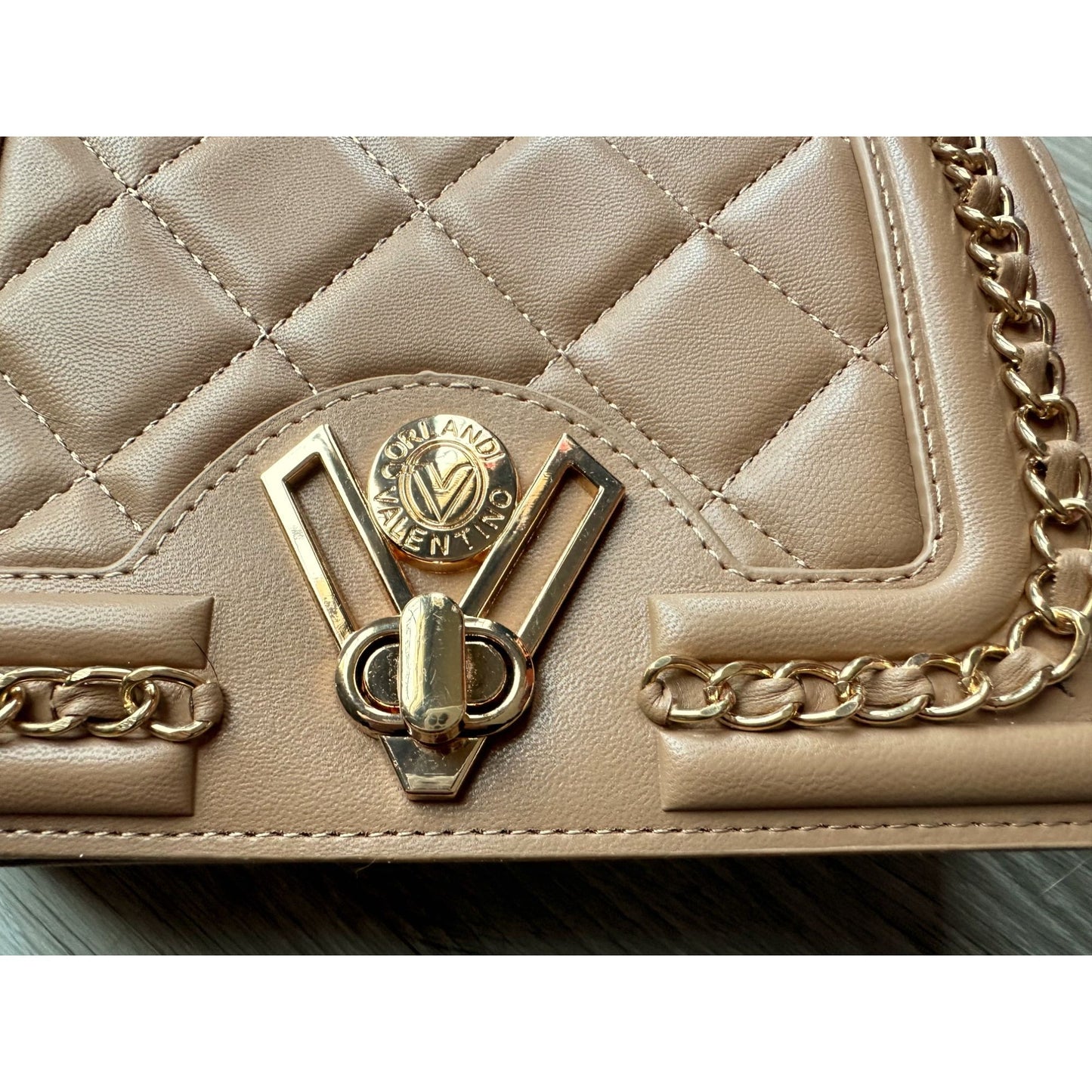 Valentino Orlandi Taupe Crossbody NWT