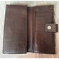 Gucci Coated Canvas and Croc Embossed Leather  GG Long Wallet