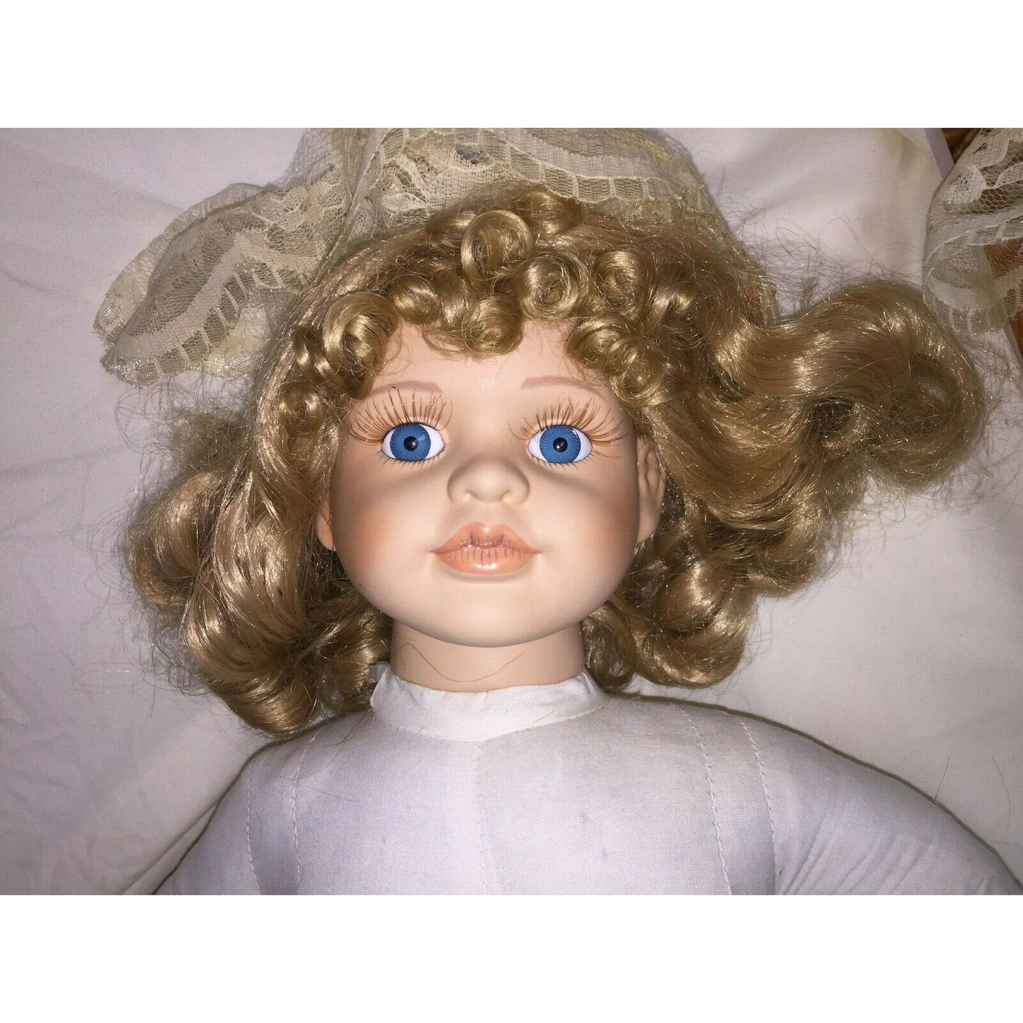 KATHERINE Collectible Memories Vintage Hand Crafted Porcelain Doll 29"