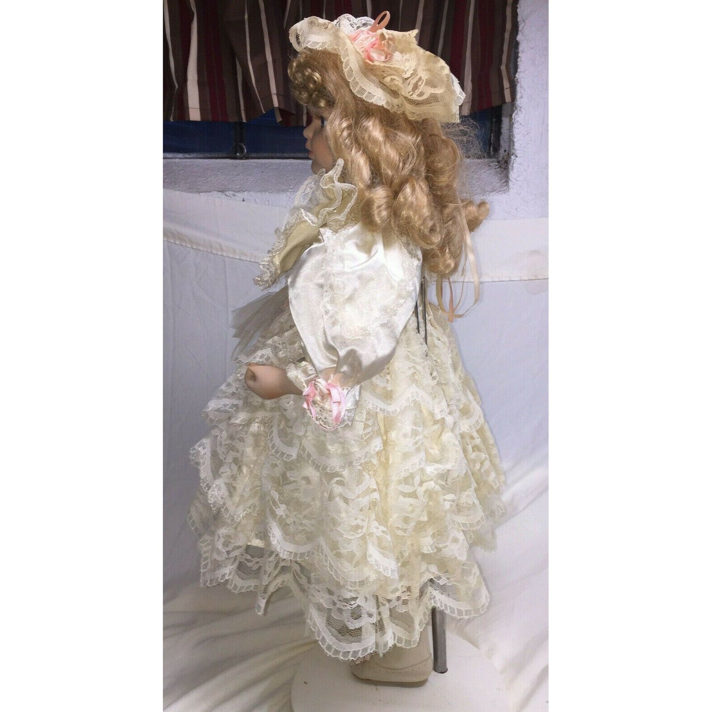 KATHERINE Collectible Memories Vintage Hand Crafted Porcelain Doll 29"