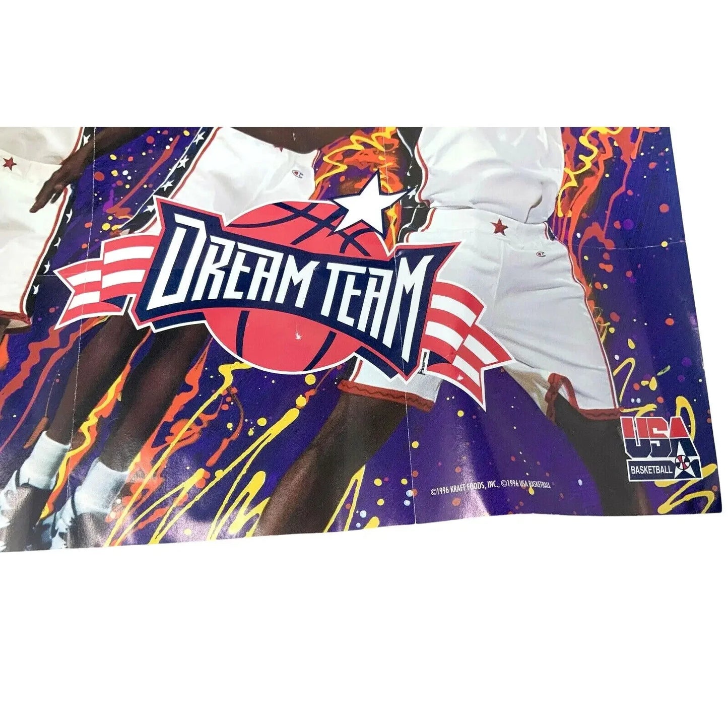 Shaquille O'Neal Set '92 Card on Plaque, Figure, Dream Team Poster NBA